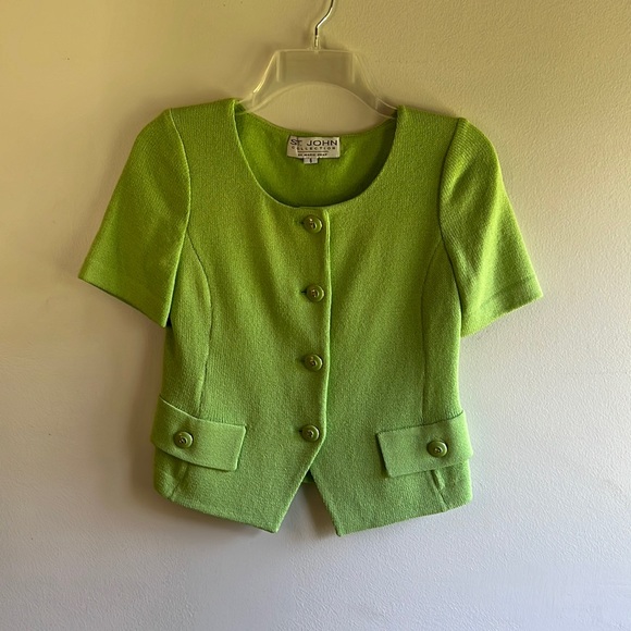 St. John Jackets & Coats St John Knit Jacket Poshmark